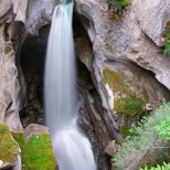 Waterfalls are abundant in Maligne Canyon.